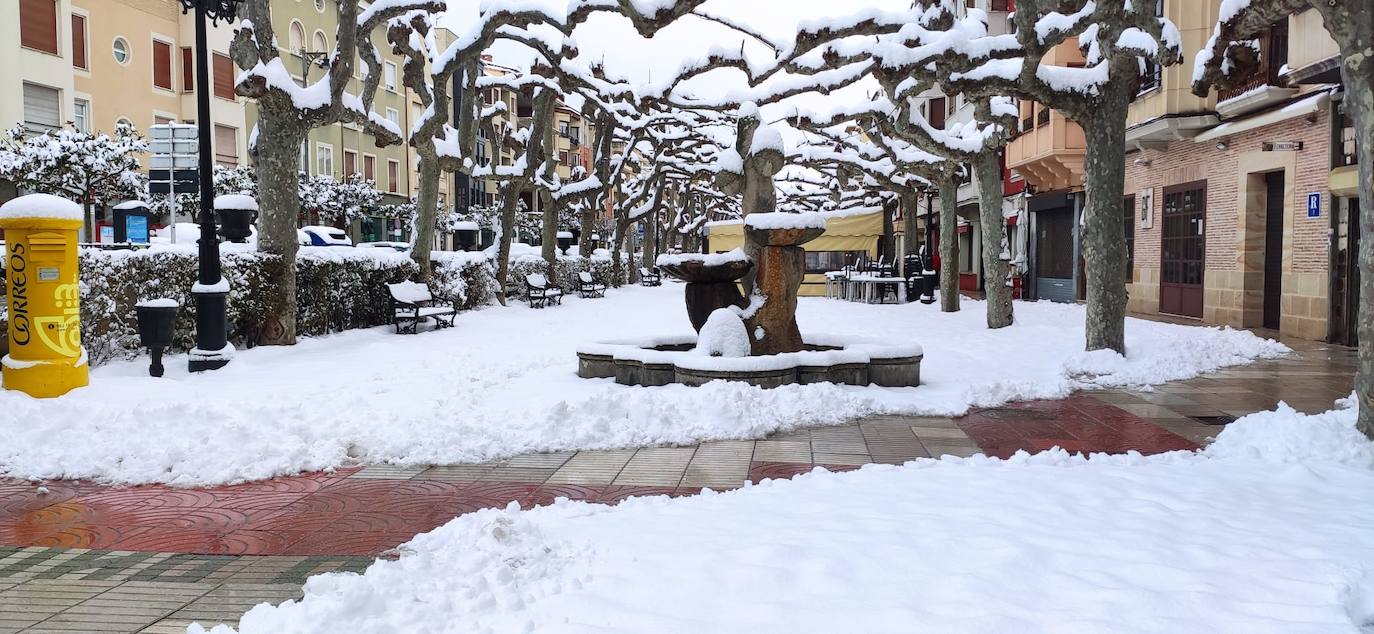 Fotos La nieve cubre Santo Domingo La Rioja